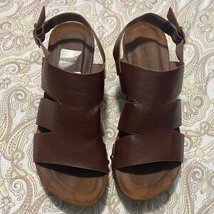 Brown Leather Sandals